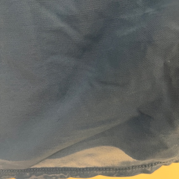 Urban Outfitters Coquette Blue Brenna Bustier Stretch Corset Mini Dress S Petite - Picture 6 of 9